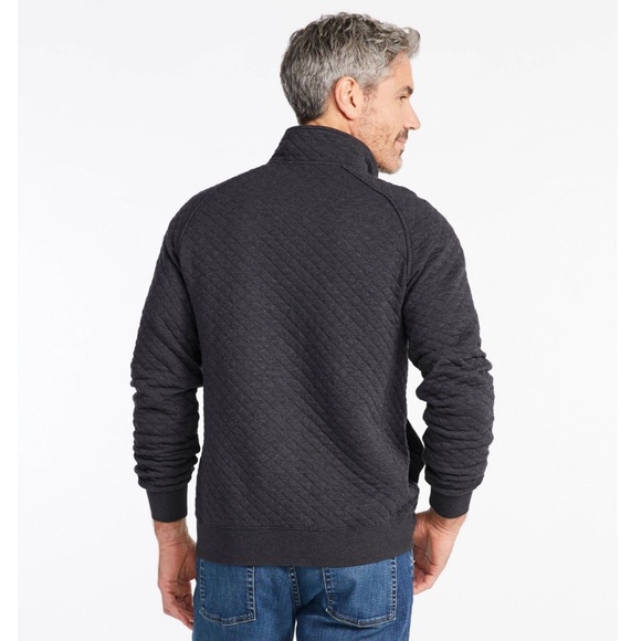 L.L.Bean Men's Quilted Sweatshirt, Mockneck. Lightly used! - Picture 2 of 4